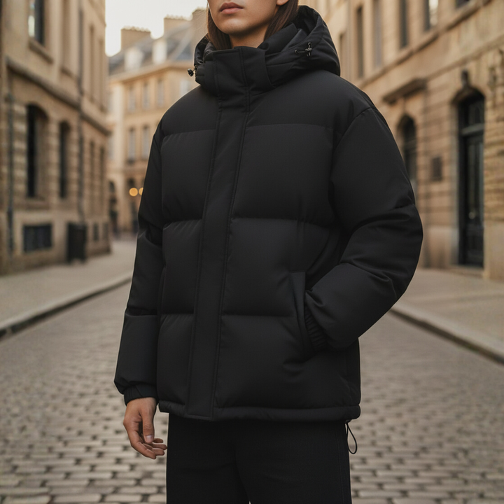 Giacca Piumino con Cappuccio da Donna