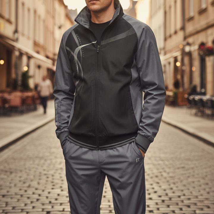 Cappotto invernale da uomo con colletto foderato