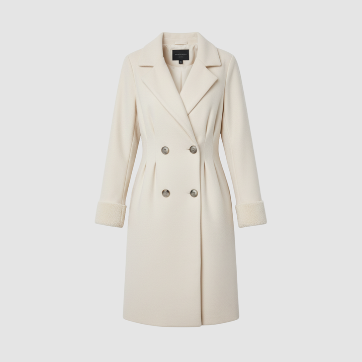 Overcoat donna stile doppio petto