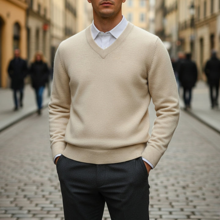 Maglione Uomo Scialle a V