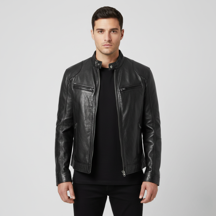 Giacca in pelle da uomo