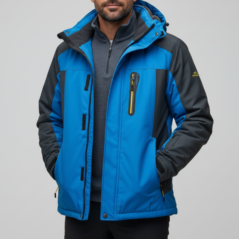 Giacca Invernale Uomo Imbottita con Cappuccio