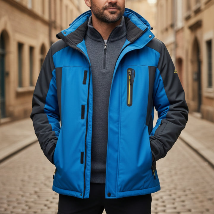 Giacca Invernale Uomo Imbottita con Cappuccio