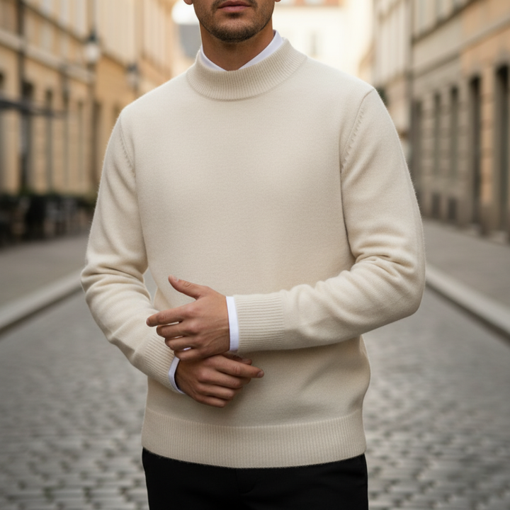 Maglione da uomo a collo alto