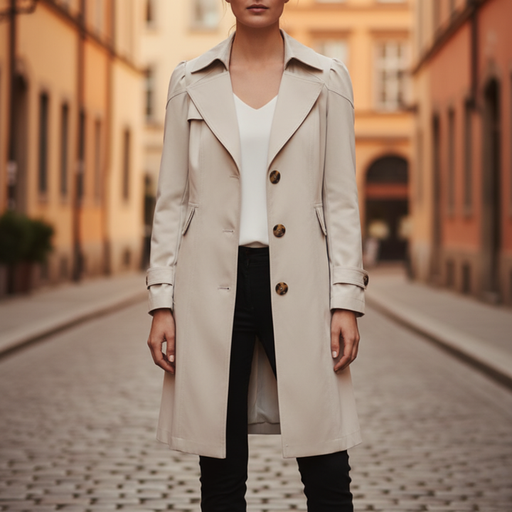 Trench coat lungo da donna