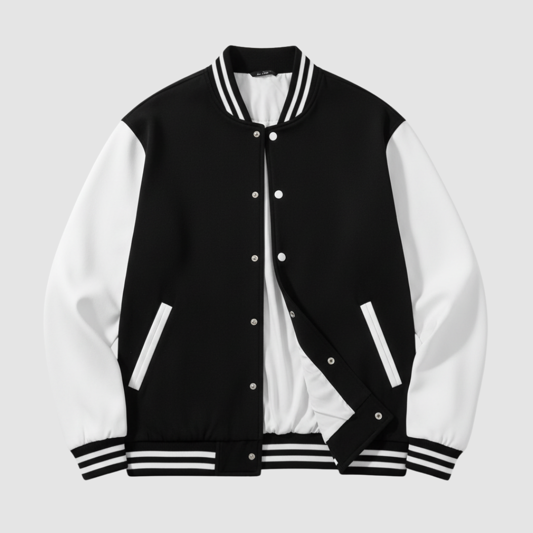 Giacca Varsity Uomo Bicolore