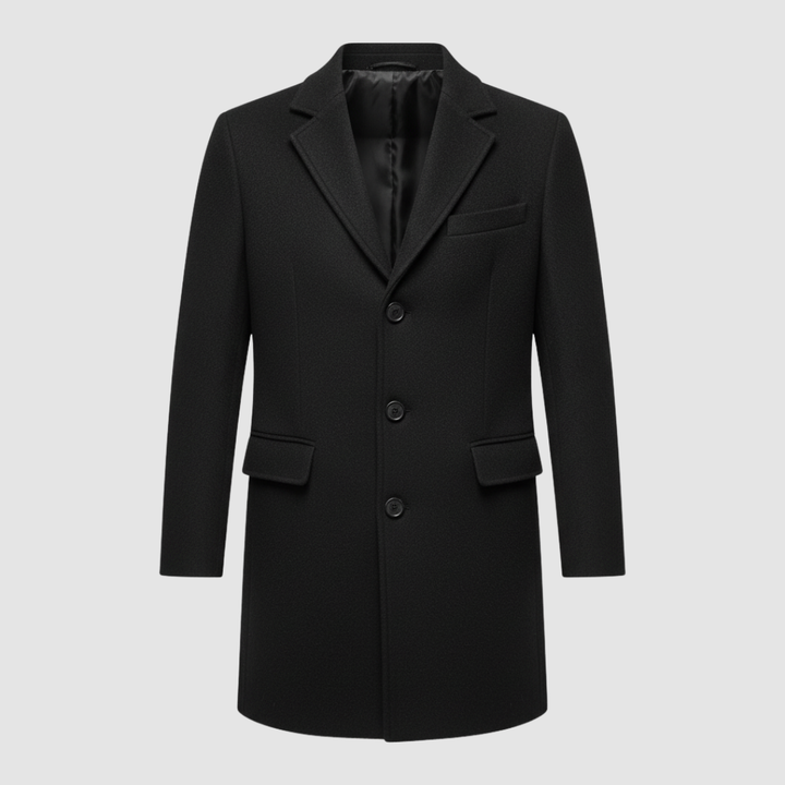 Cappotto elegante da uomo tre bottoni