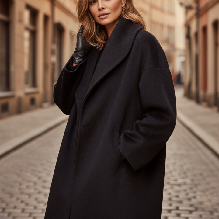 Cappotto da donna lungo senza cintura