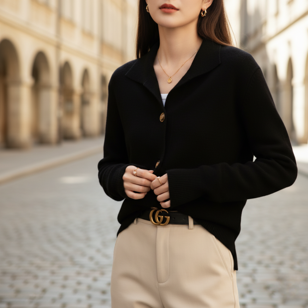 Cardigan da donna con bottoni