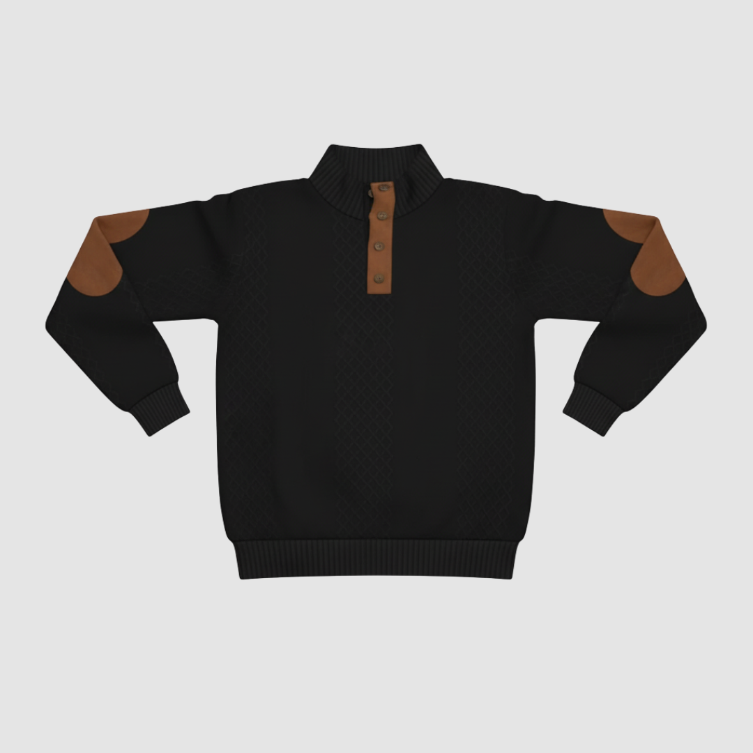 Blazer in maglia da uomo casual monopetto