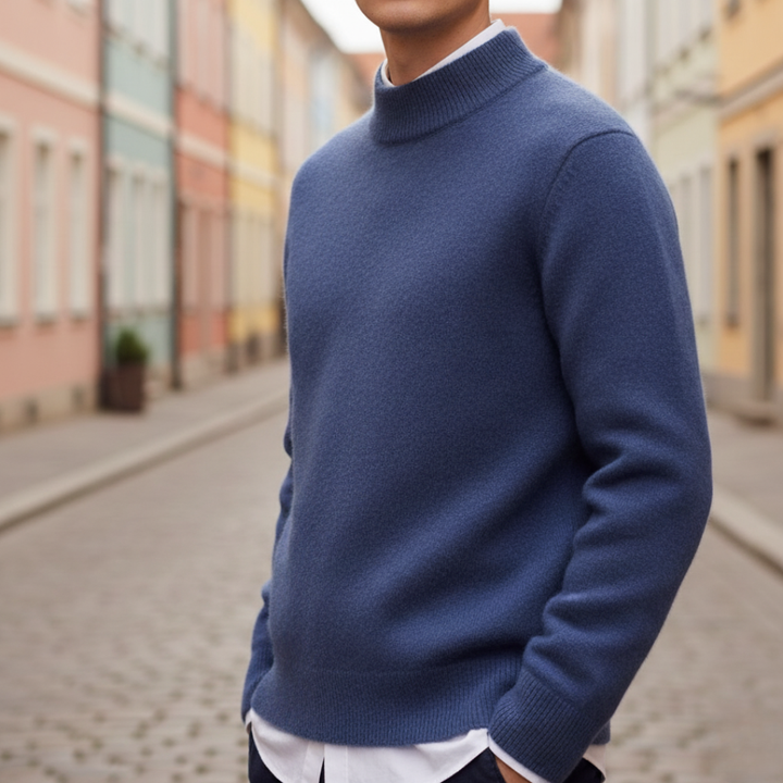 Maglione da uomo a collo alto