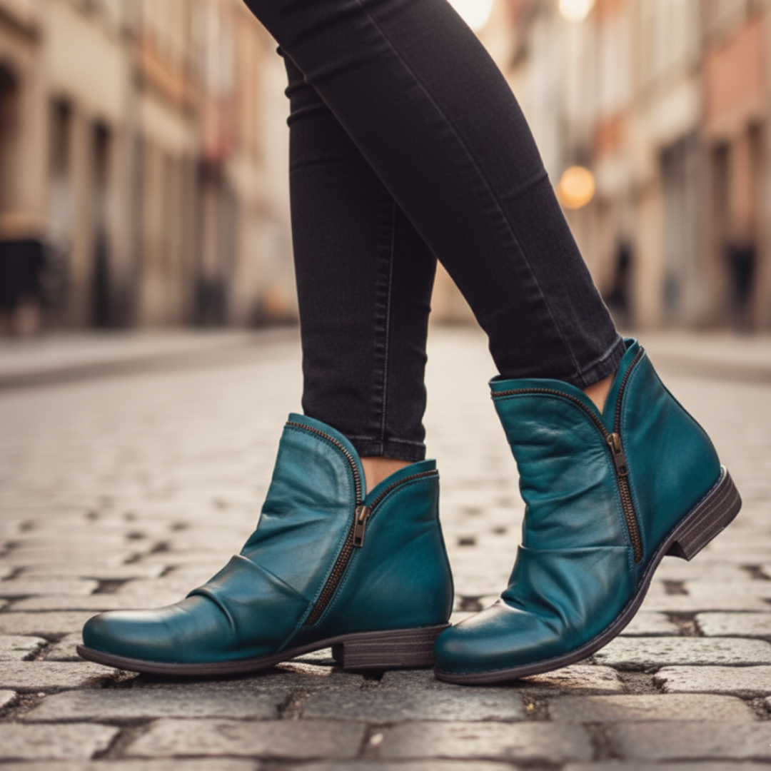 Stivaletti donna con zip