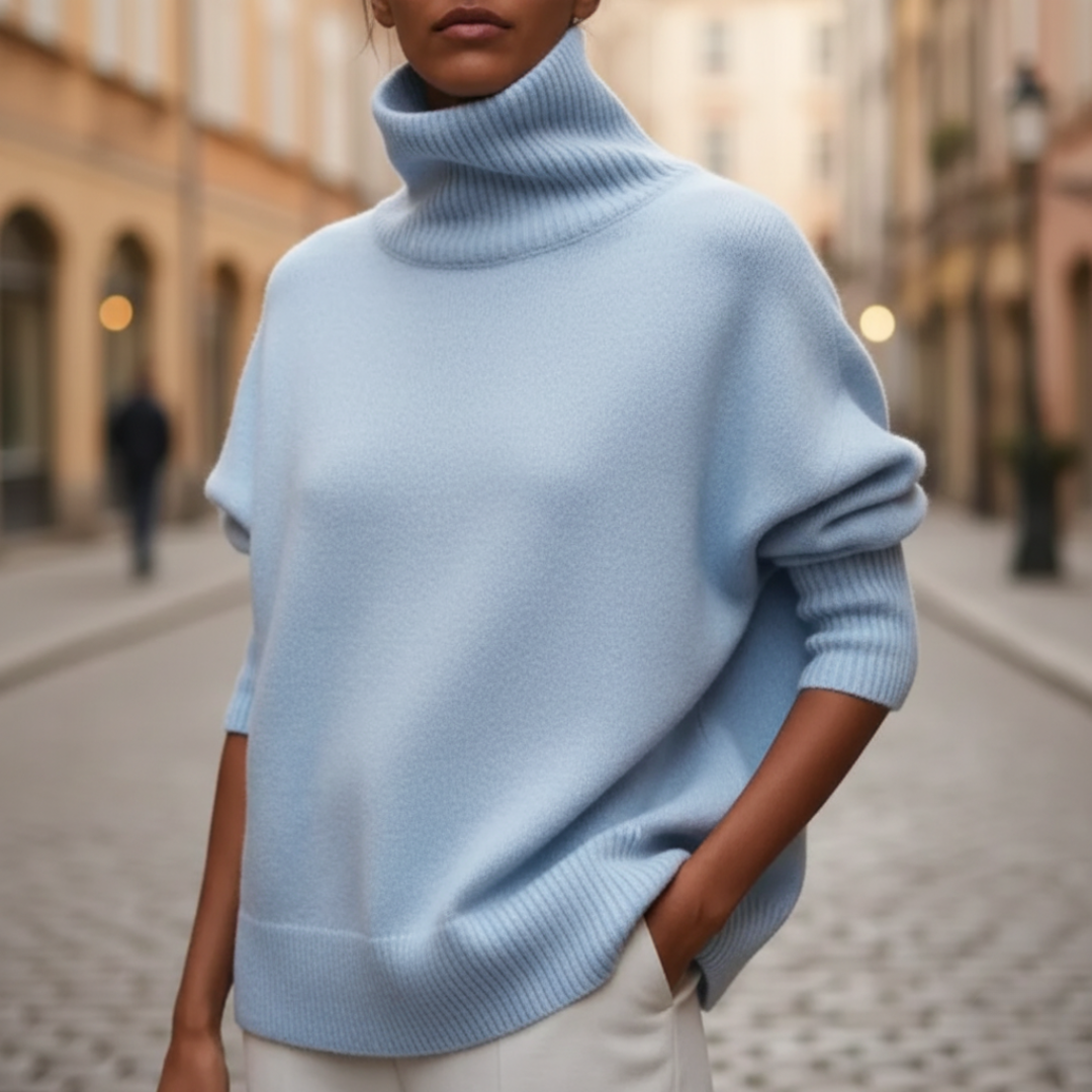 Maglione con collo alto per donna