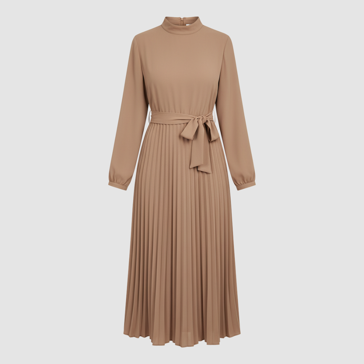 Abito lungo donna a pieghe