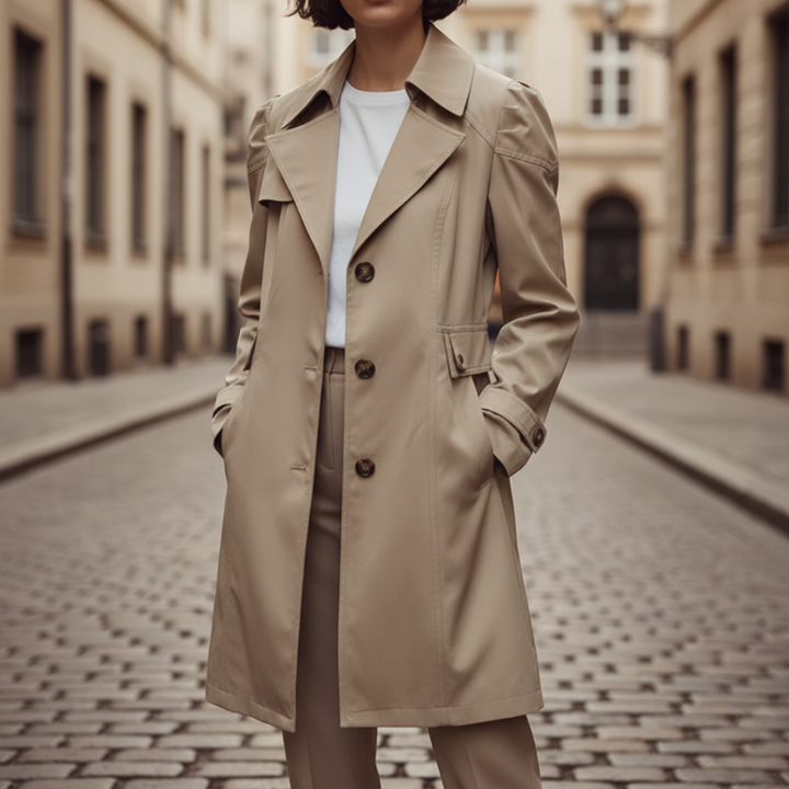 Trench coat lungo da donna