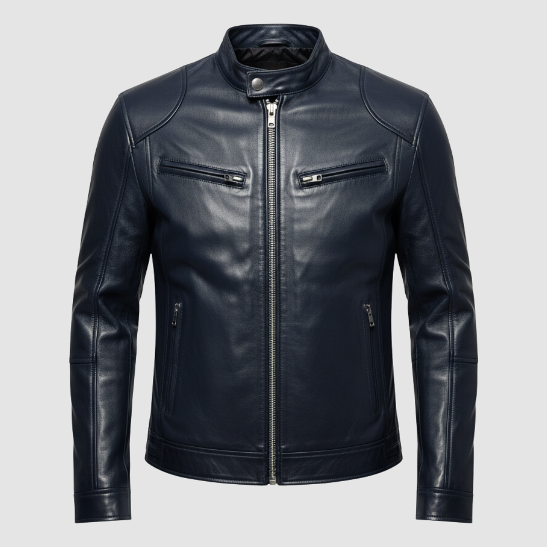 Giacca in pelle da uomo