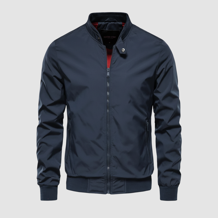 Giacca da uomo bomber con zip