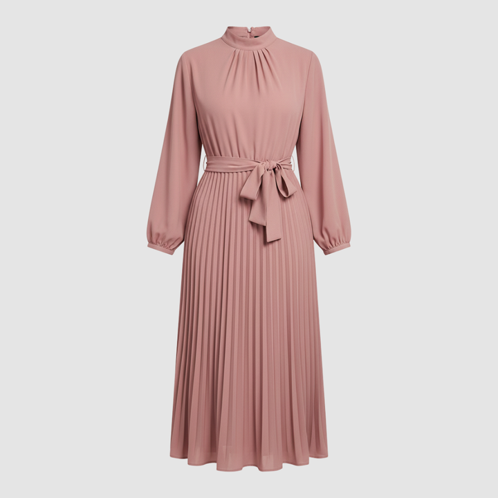 Abito lungo donna a pieghe