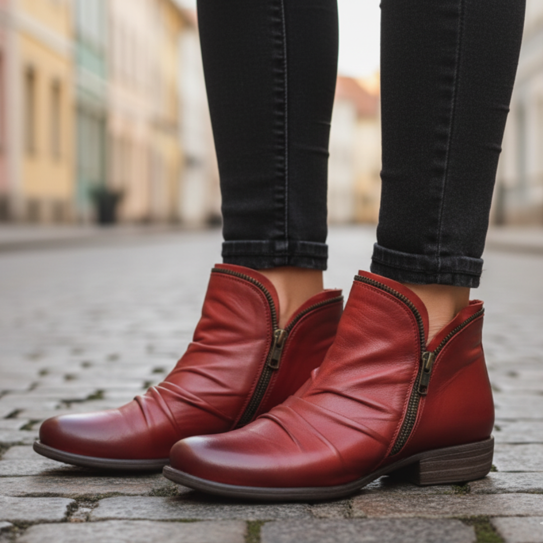 Stivaletti donna con zip