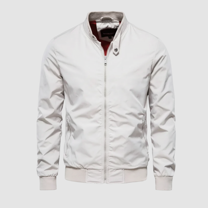 Giacca da uomo bomber con zip