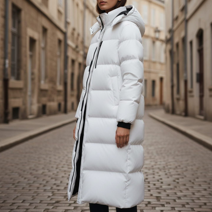 Giacca a vento lunga donna